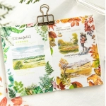 1Roll Falling Leaves Into Poetry Series PET Tape Scrapbooking Decoration Collage Journal Craft Diy Stickers Supplies
