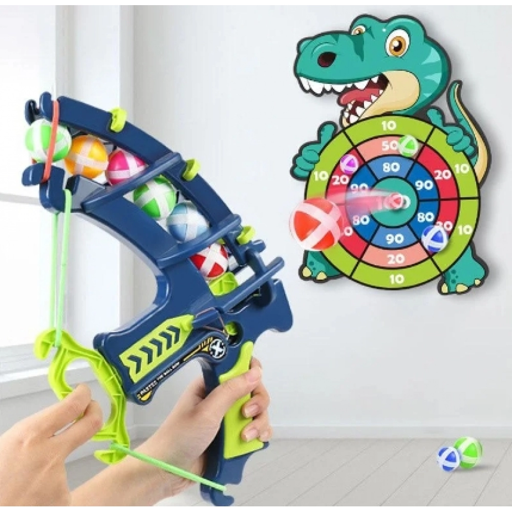 Montessori Throw Sport Slingshot Target Sticky Ball Dartboard Basketball Board Games Educational Children's outdoor Game toy